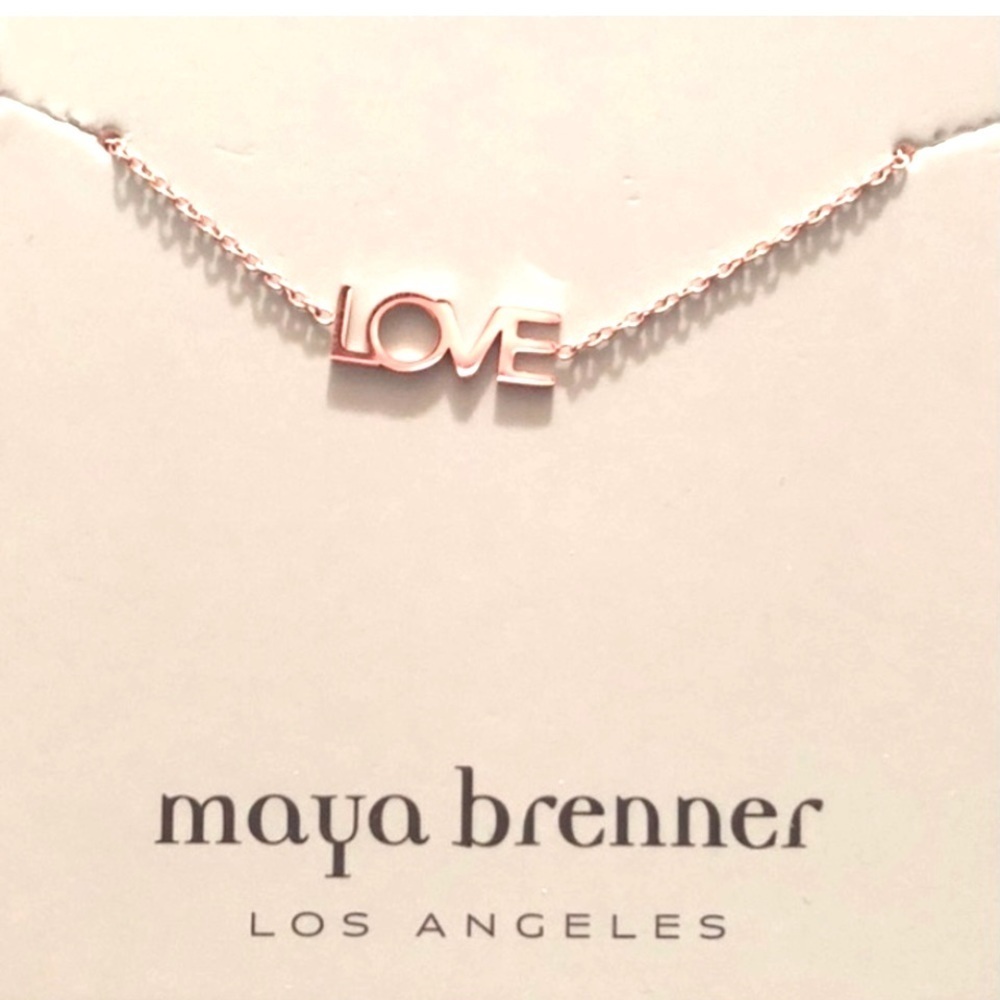 Nwt Maya Brenner New "Love" Bracelet, Rose Gold Plated — image 3 of 3